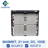 Huawei MA5680T ETSI OLT 10GE DC (21 polegadas) 16 slots equipados com 2 * SCUN 2 * X2CS 2 * PRTE
